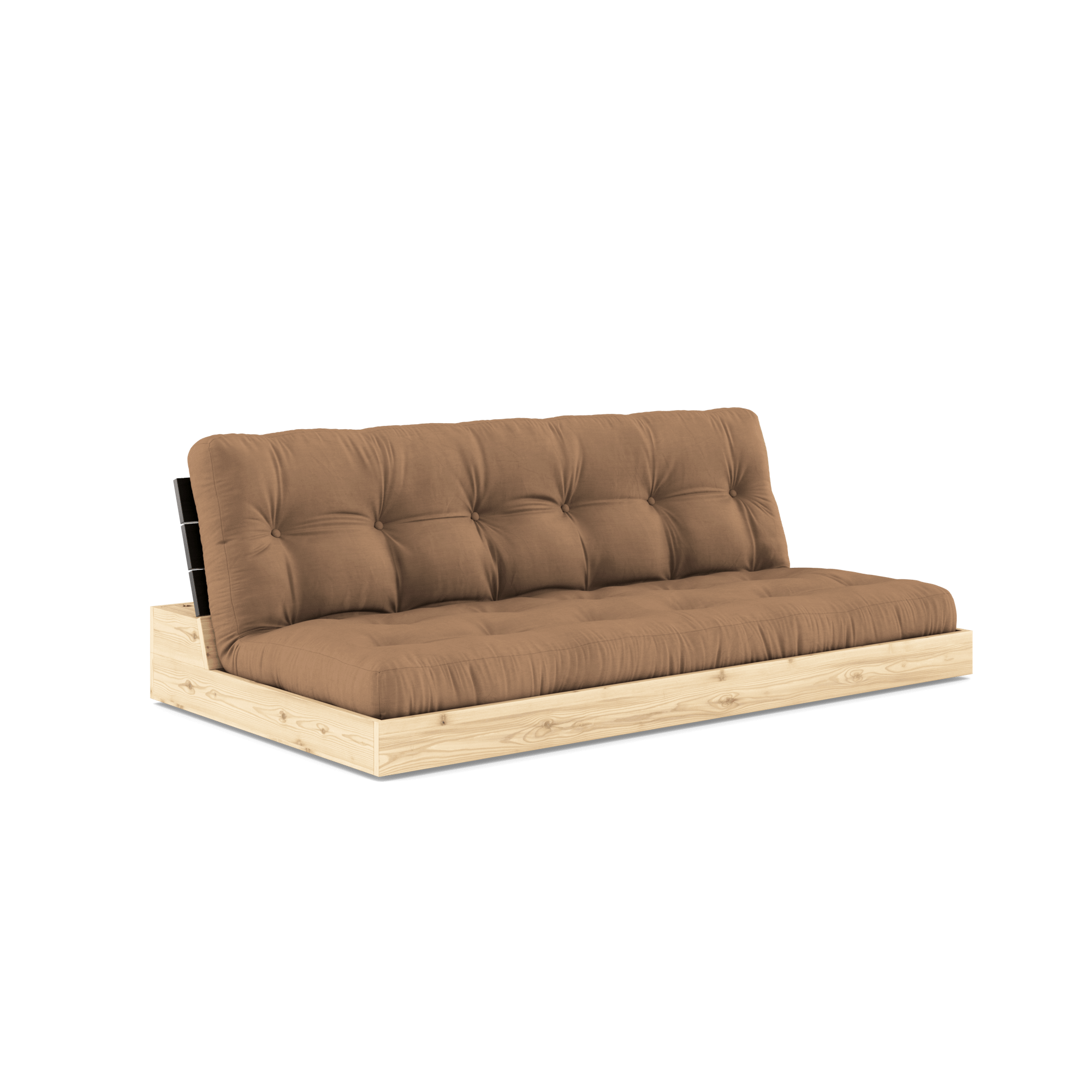 Karup Design Base Cama Somier Con Colchón De 5 Capas Negro Noche/Mocca