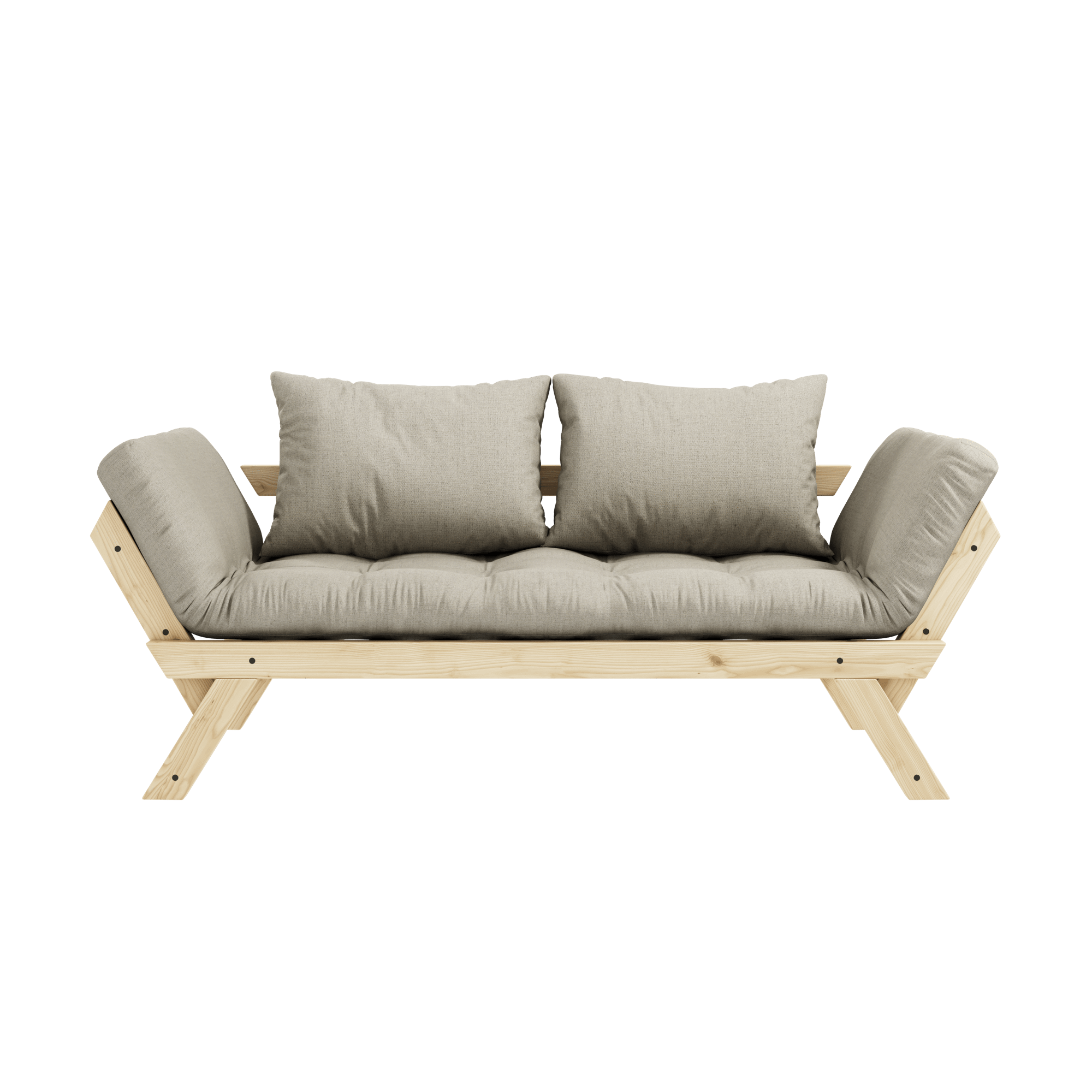 Karup Design Bebop Sofa M. 4-kerroksinen patja 914 pellava/kirkaslakattu