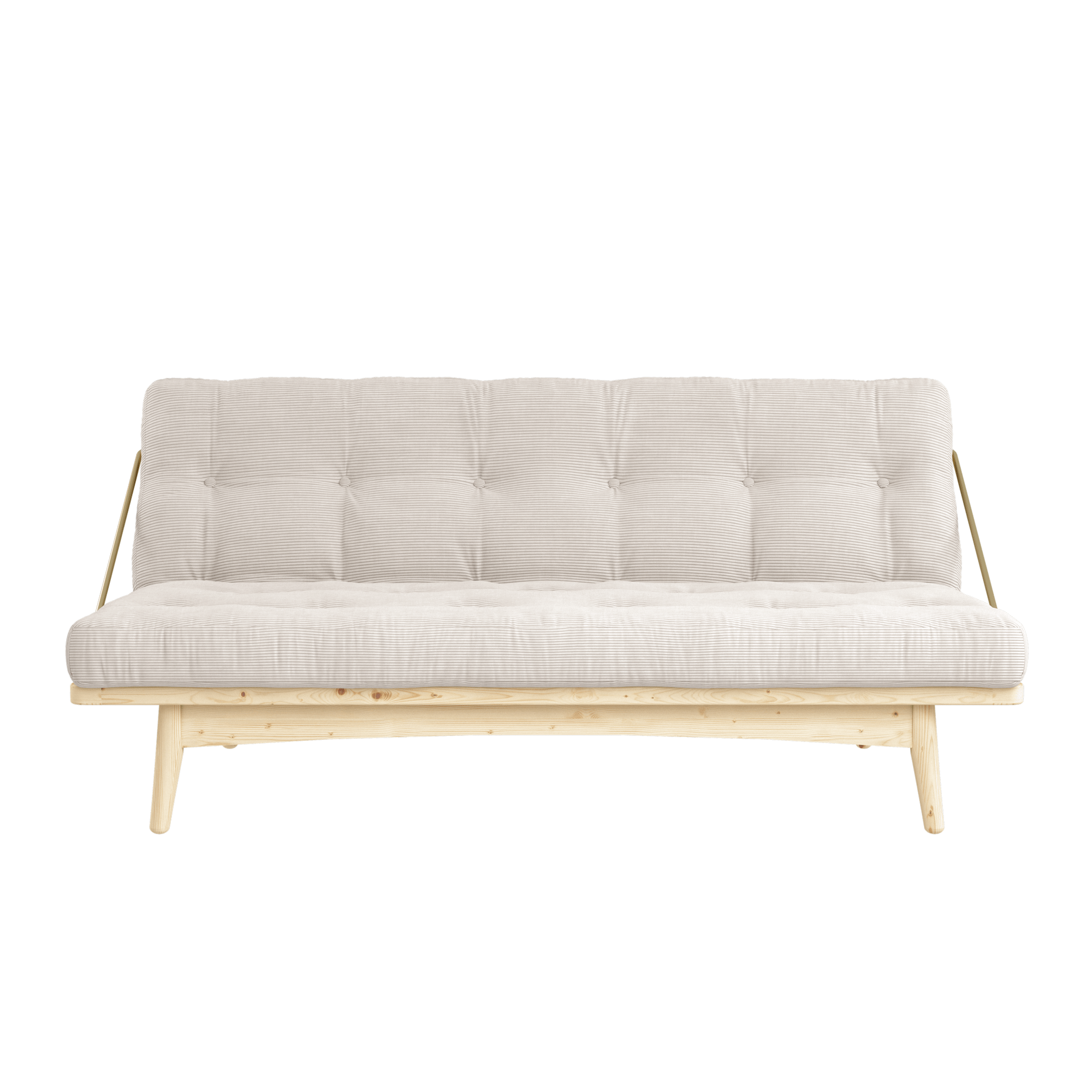 Karup Design Folk Sofa M. 5-Layer Mattress 510 Ivory/Clear Lacquered