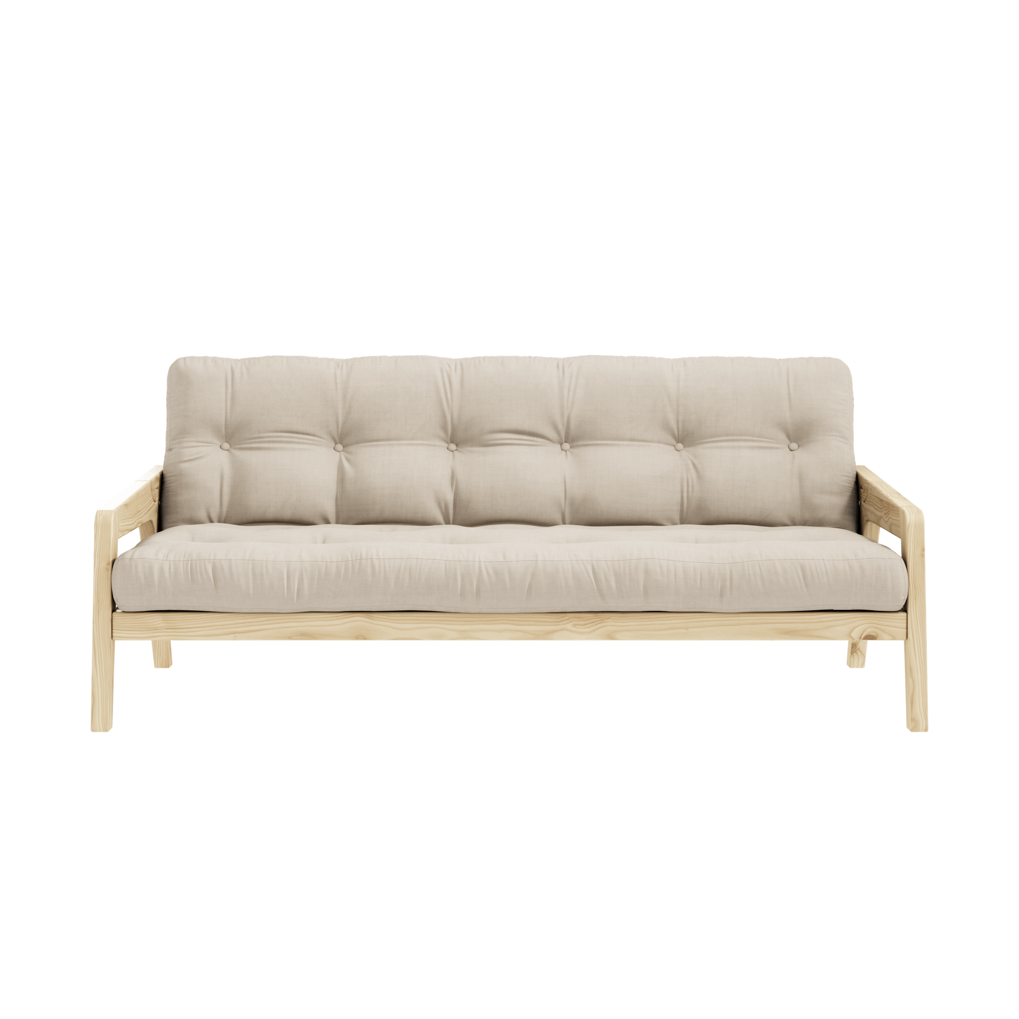 Karup Design Grab Sofa M. 5-kerroksinen patja 747 beige/kirkas lakattu