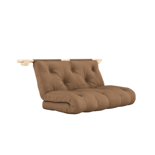 Karup Design Hooked Madras Med Beslag 135x200 Mocca Raw