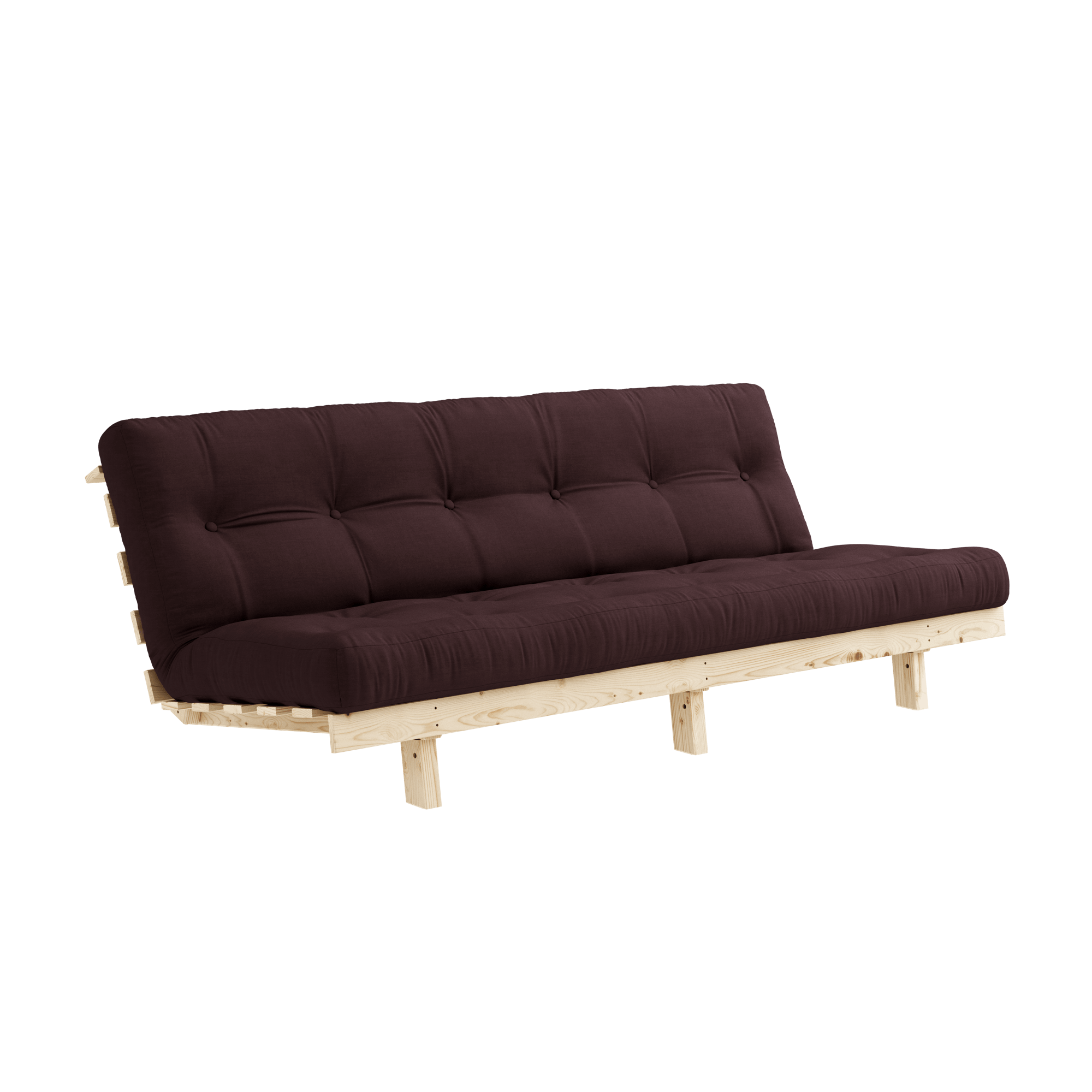 Karup Design Lean Sofa Bank met Alpha Matras 130x200 Bruin/Rauw