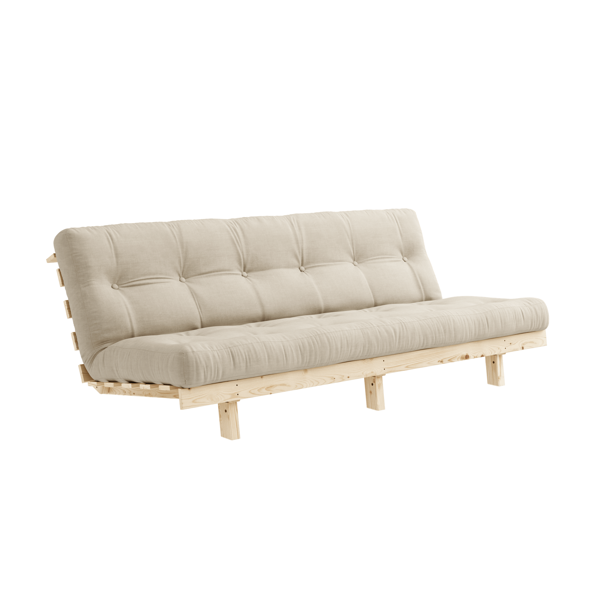 Karup Design Lean Sofa Bank met Alpha-matras 130x200 Beige/ruw