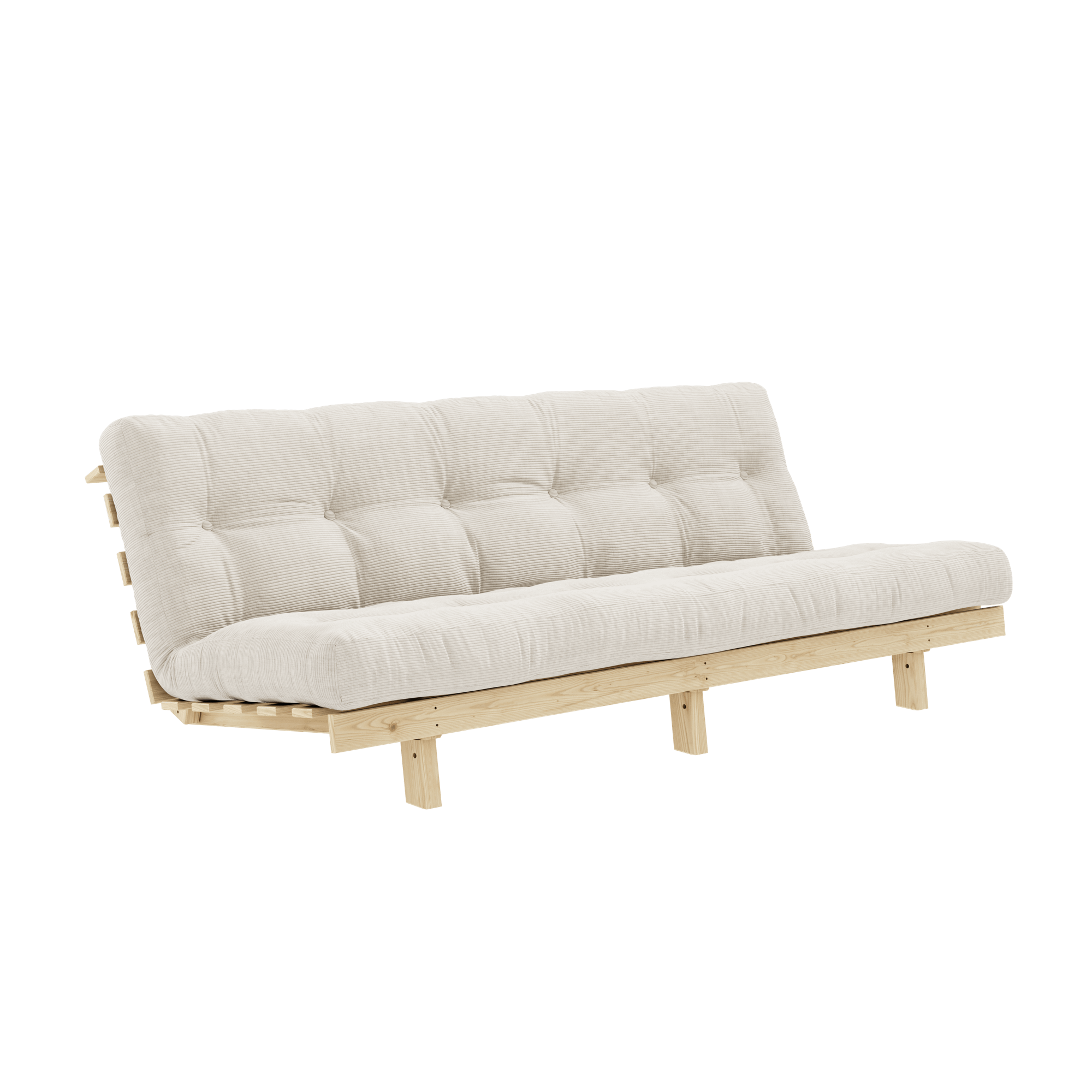 Karup Design Lean Sofa Sofa Z Materacem Alpha 130x200 Kość Słoniowa/Surowy