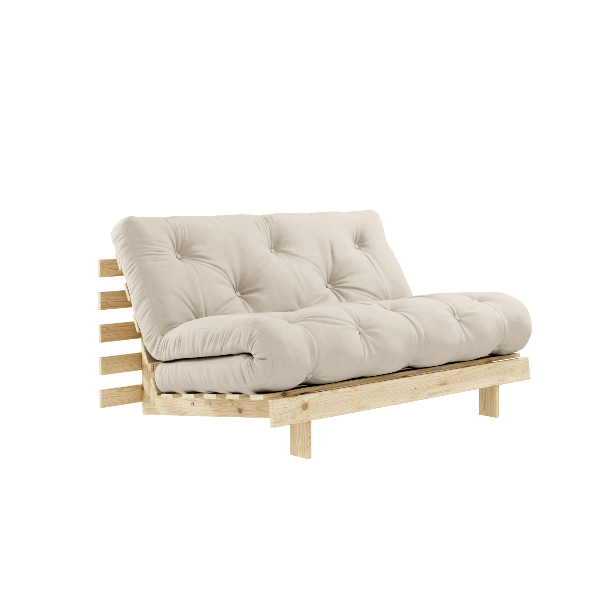 Karup Design Roots Sofa Bed With Mattress 140x200 747 Beige/Pine