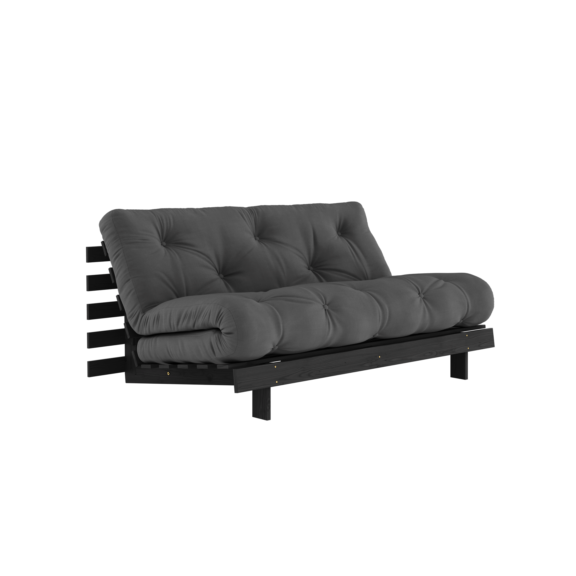 Karup Design Sofa Roots Z Materacem Roots 160x200 Ciemnoszary/Czarny Lakier