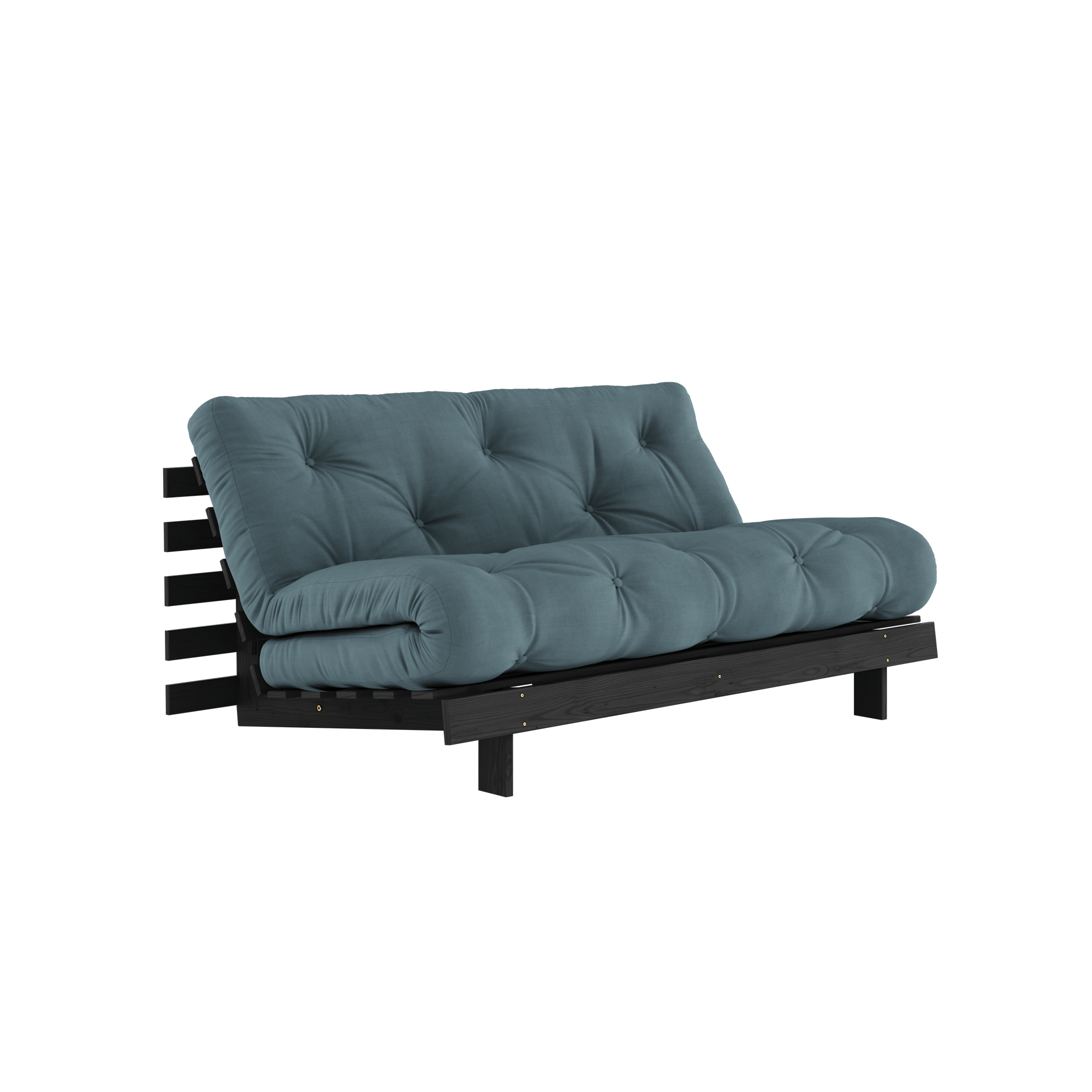 Sofa Rozkładana Karup Design Roots z Materacem Roots 160x200 Nafta/czarny Lakier