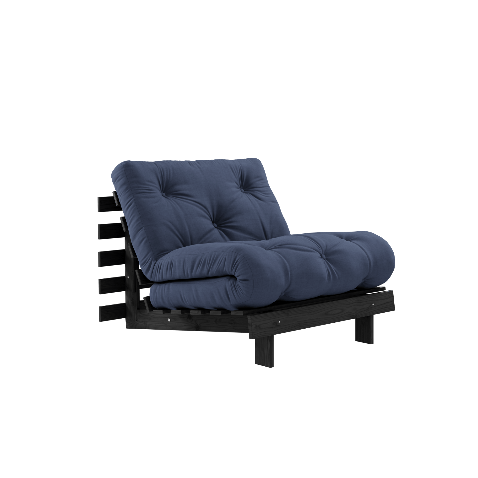 Karup Design Roots Sovesofa Med Madras 90x200 Black Night/Navy