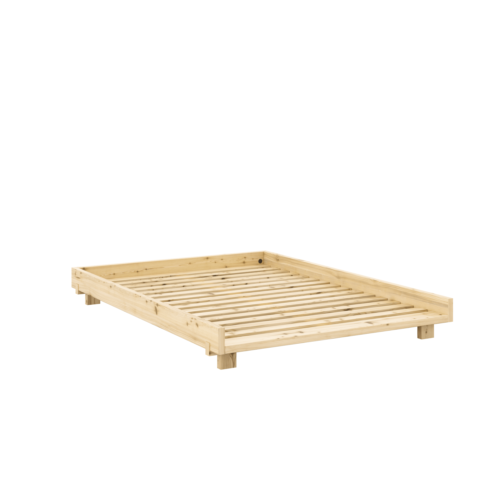 Karup Design Social Estructura de Cama 140x200 Lacado Incoloro