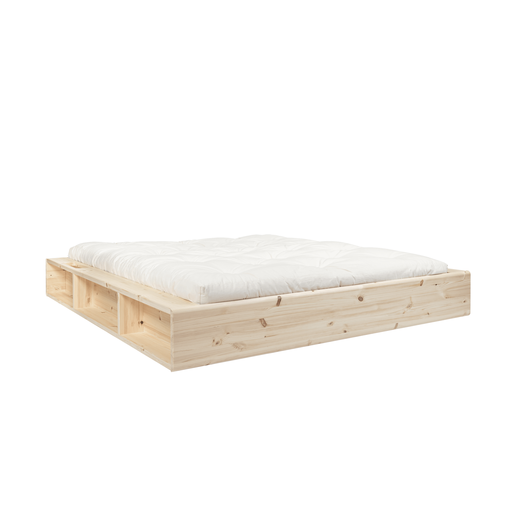 Karup Design Ziggy Estructura de Cama 180x200 Pino Lacado Incoloro