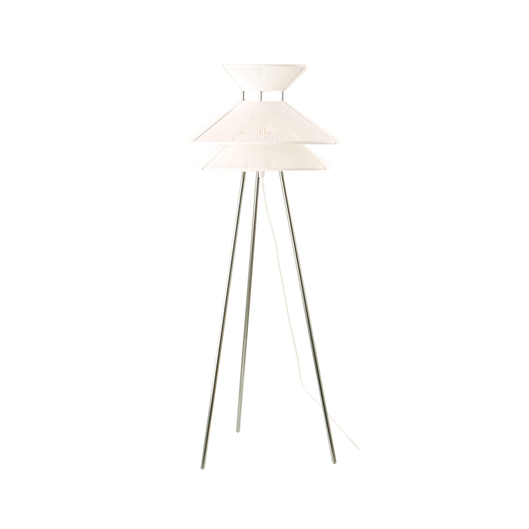 Lampada da terra Frandsen Kiku Bianco