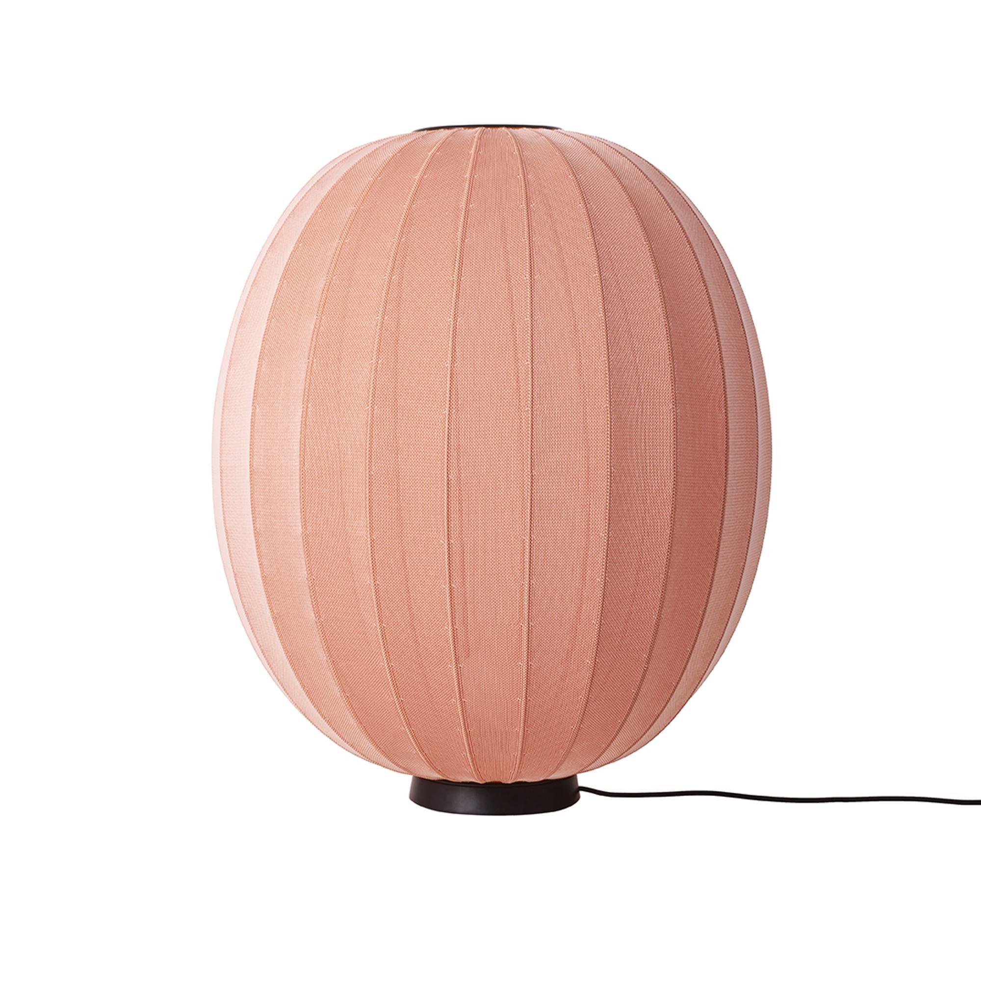 Lampadaire Haut/bas Ø65 Corail, Made By Hand et Tricoté avec Soin