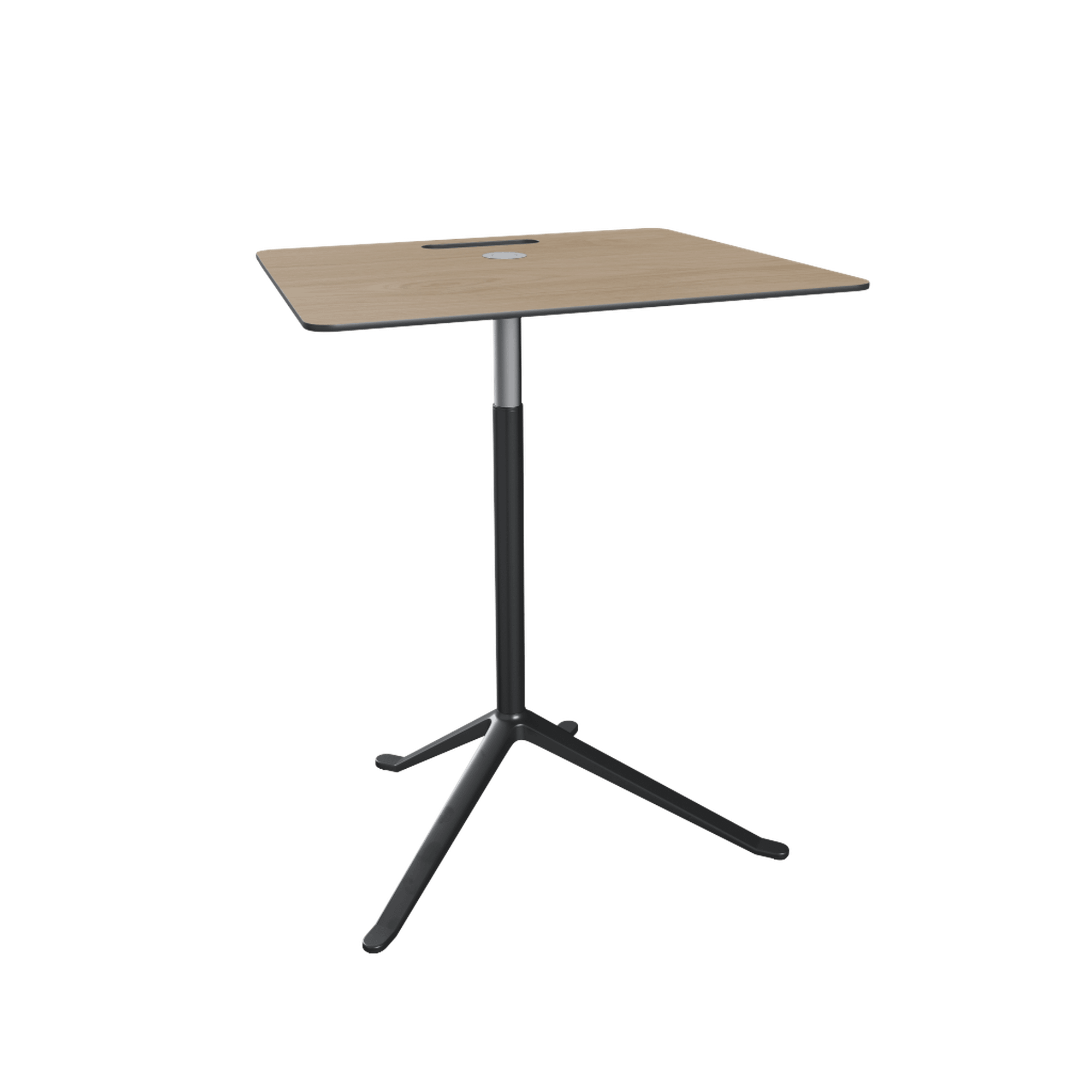 Fritz Hansen Little Friend KS13 Side Table Adjustable Height Oak/Powder Coated Aluminum