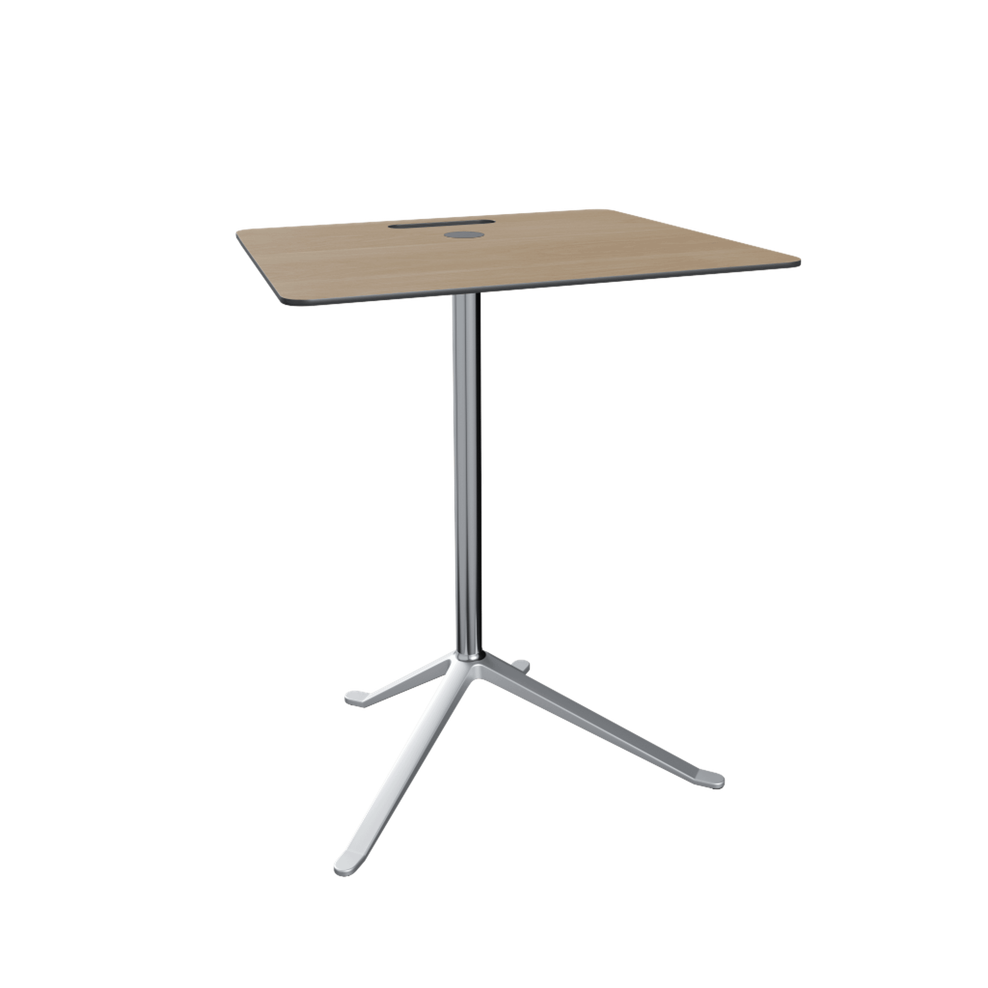 Fritz Hansen Little Friend KS14 Side Table Oak/Polished Aluminum