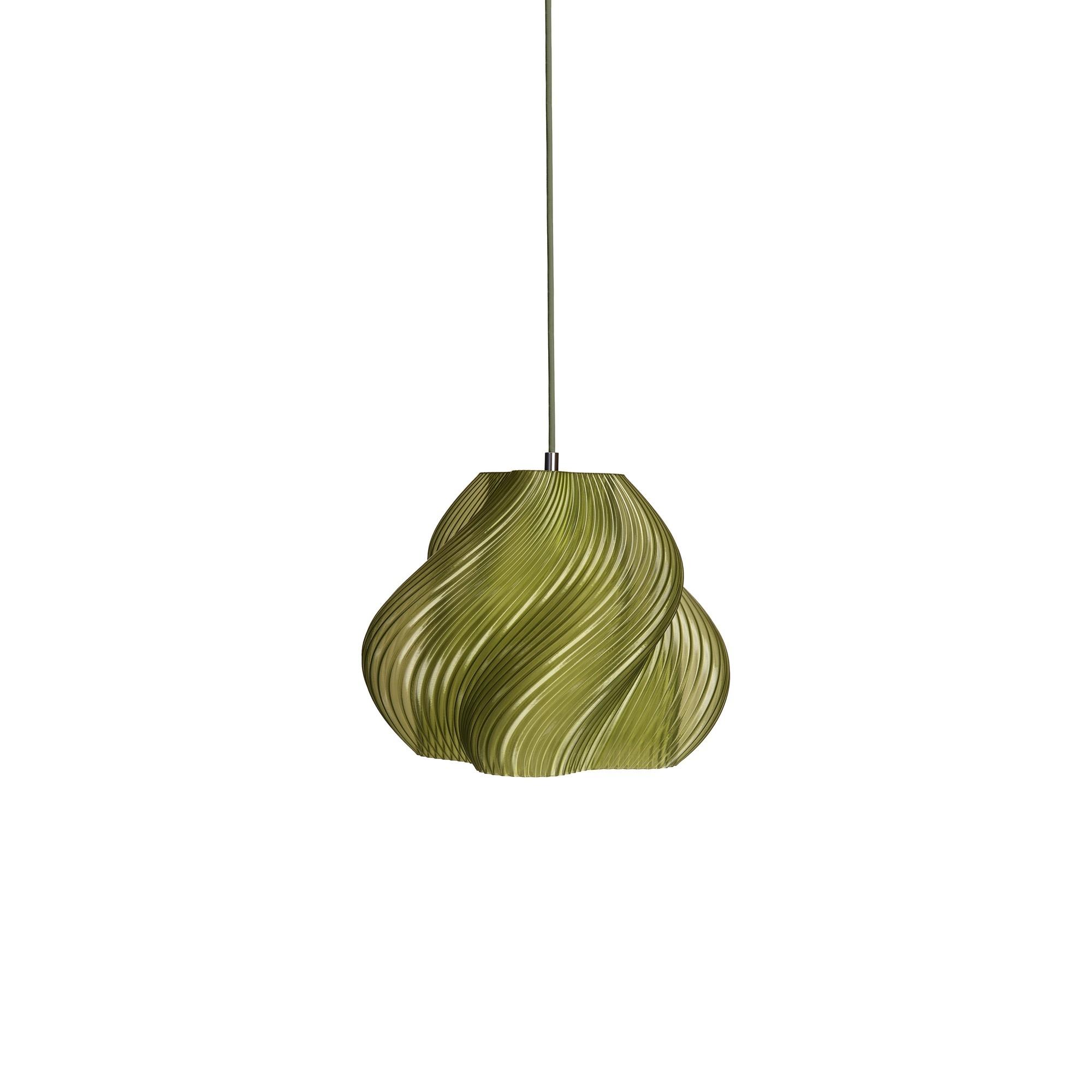 Crème Atelier Soft Serve 02 Pendant Olive/ Chrome