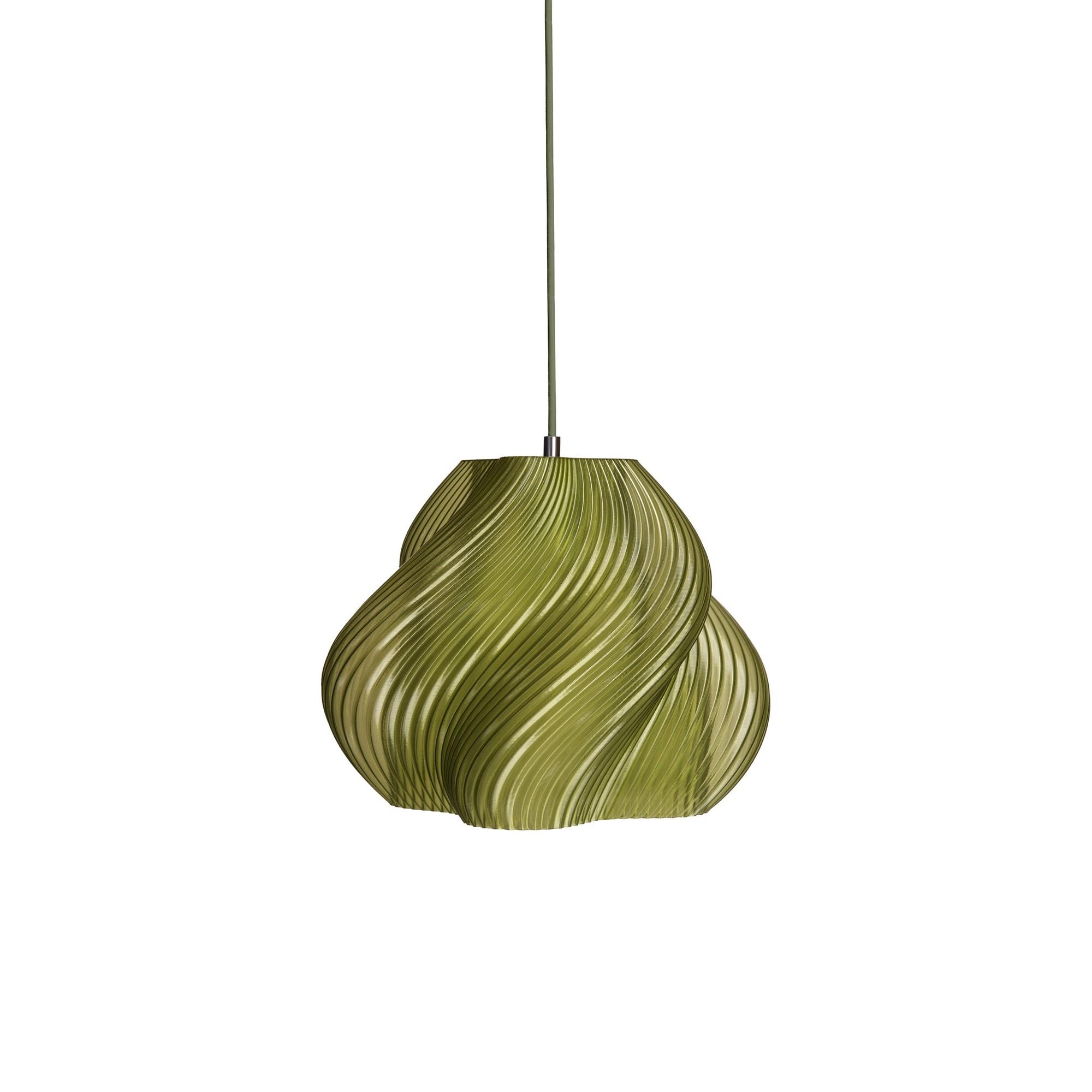 Crème Atelier Soft Serve 03 Pendant Olive/ Chrome