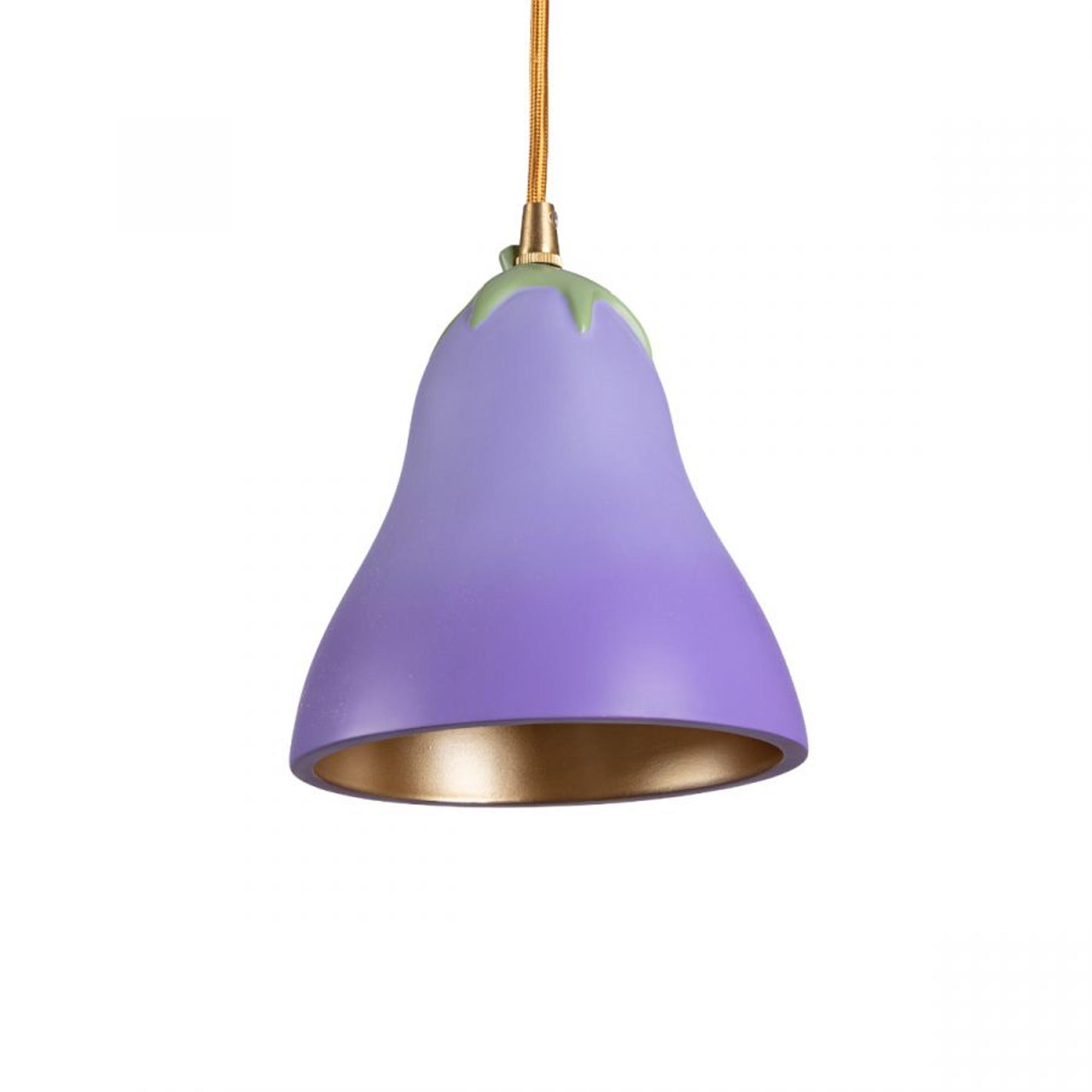 Seletti Vitamin Collection Eggplant Pendant Multicolored