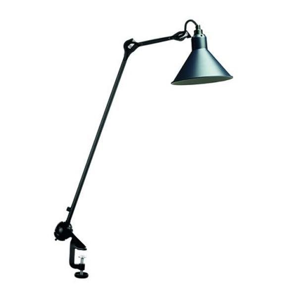 Lampe Gras N201 Table Lamp Mat Black & Mat Blue