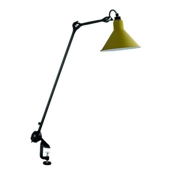 Lampe Gras N201 Lampada Da Tavolo Nero Opaco E Giallo Opaco