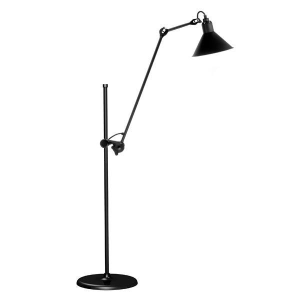 Lampe Gras Schwarz Stehlampe Matt