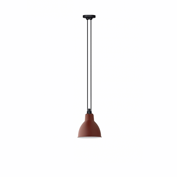 Lampe Gras N322 Pendant Mat Red Round