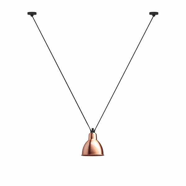 Lampe Gras N323 Pendant Copper Round