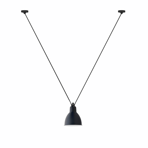 Lampe Gras N323 Pendel Mat Blå Round