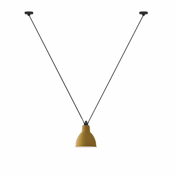 Lampe Gras N323 Pendel Mat Gul Round