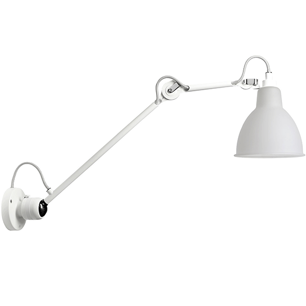 Lampe Gras N304 L40 Vegglampe Hvit & Porselen Hardwired