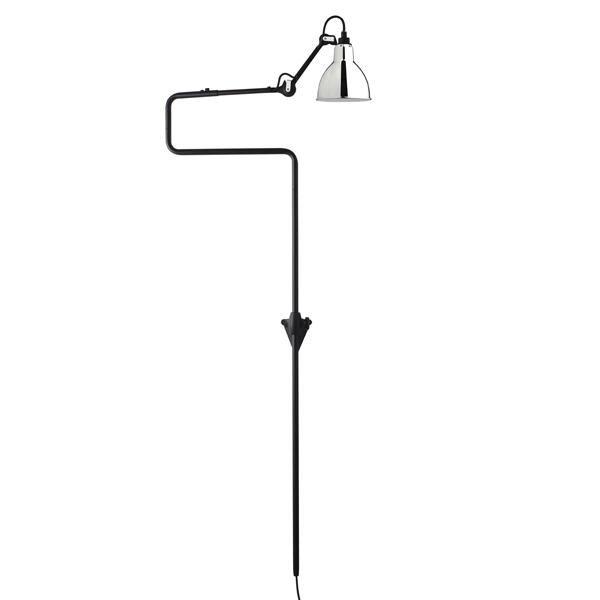 Lampe Gras N217 Væglampe Krom & Mat Sort