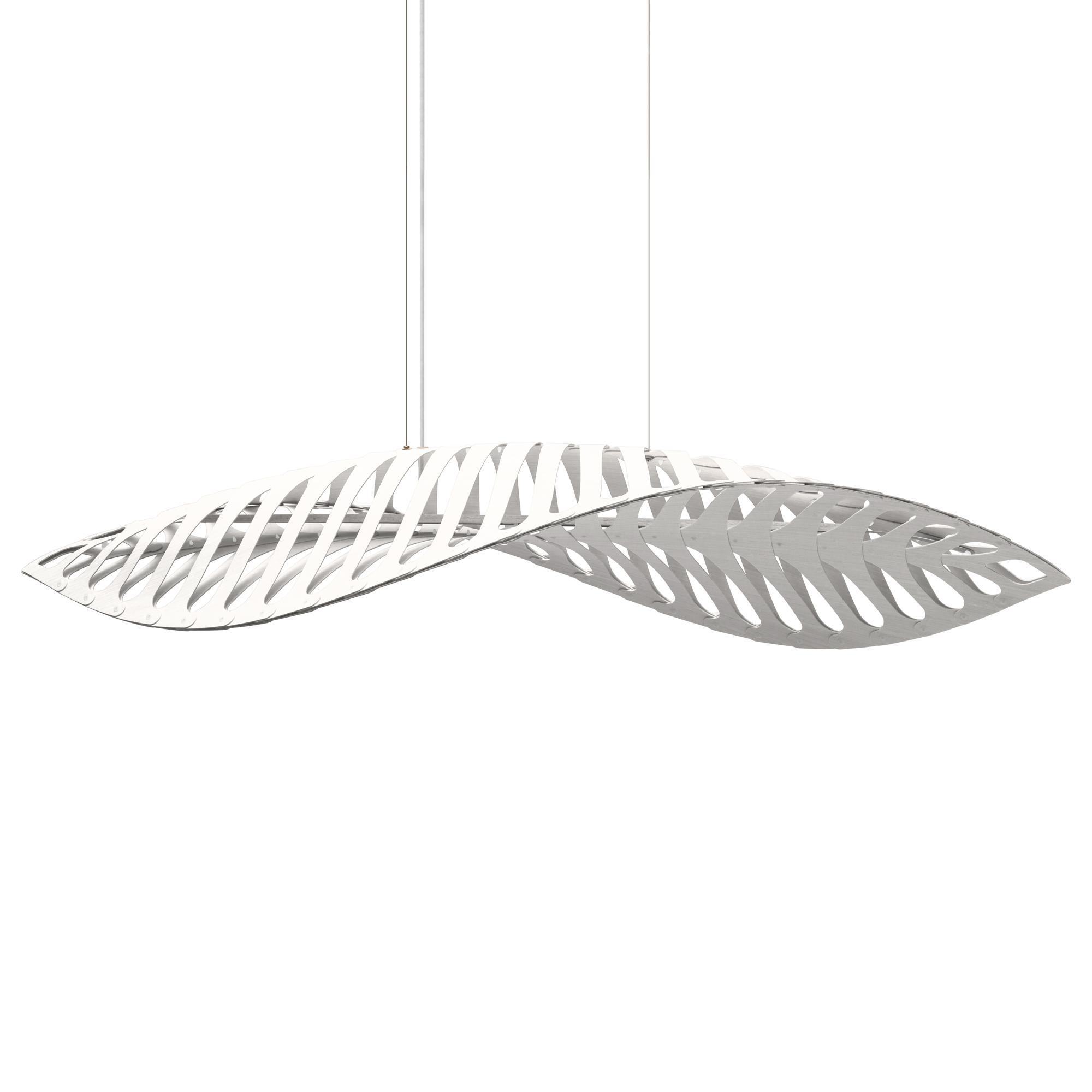 David Trubridge Navicula Pendant Ø144 White 2 Sides