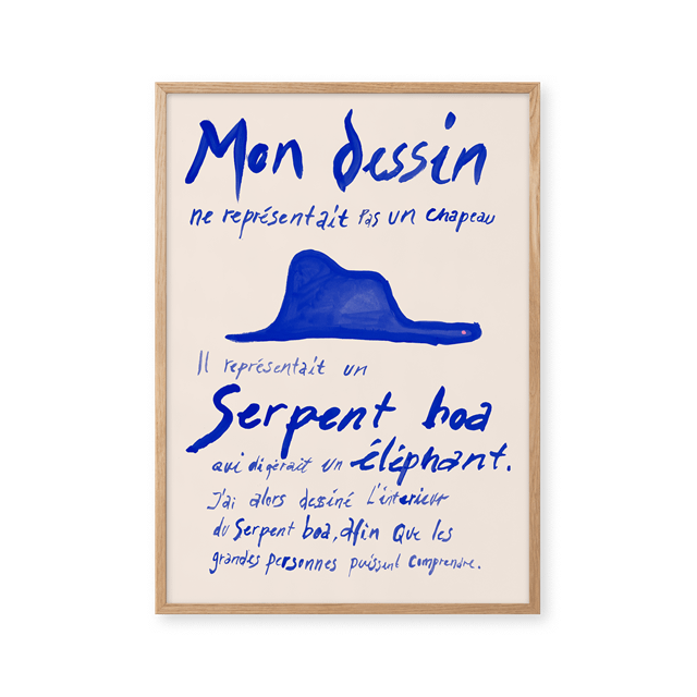 Peléton Le Petit Prince Blue 70x100 Plakat