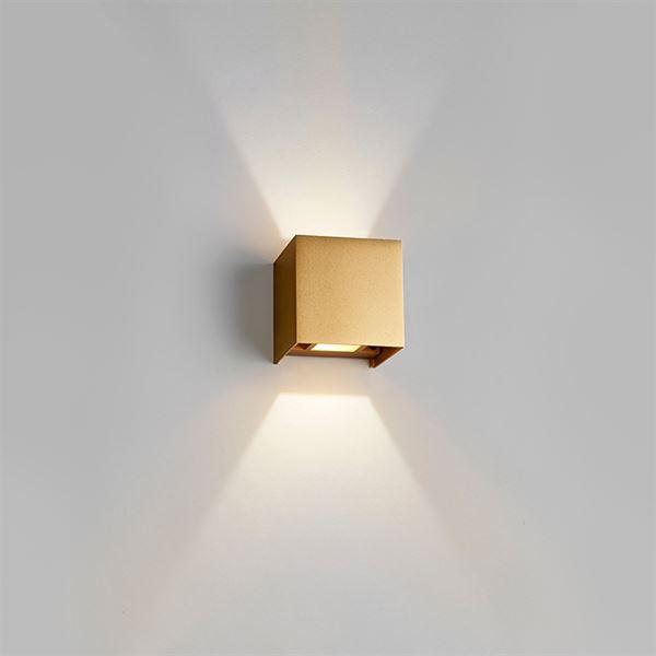 Light-Point MINI BOX UP/DOWN LED Væglampe Guld