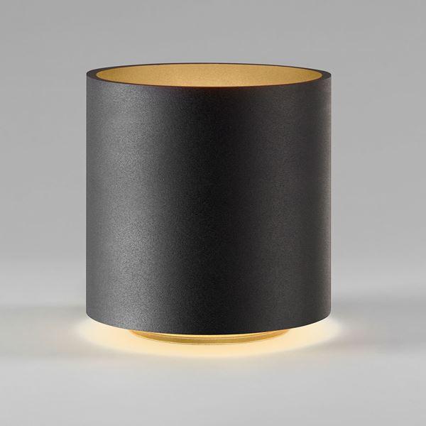Light-Point Cosy Round Bordlampe Sort & Guld