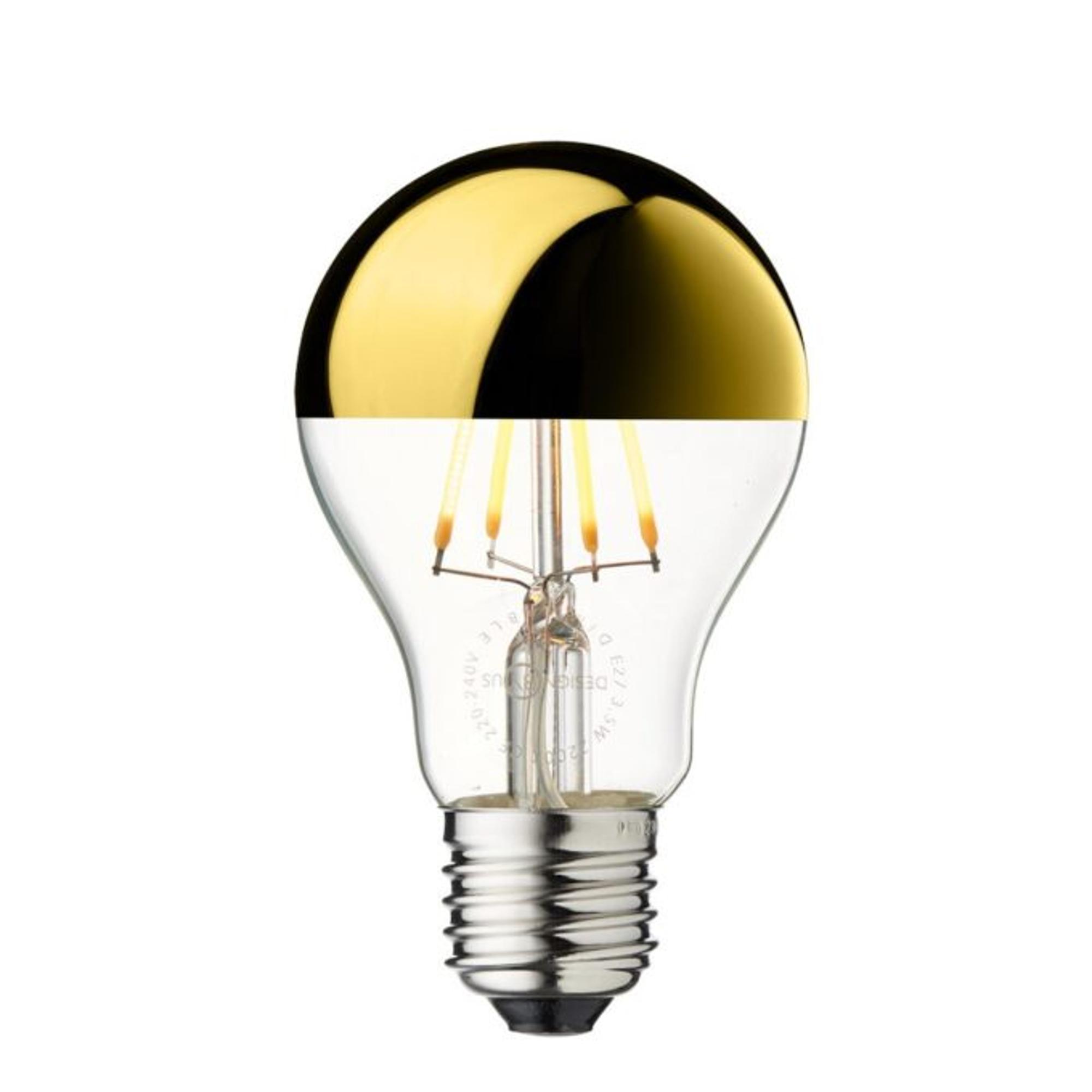 Design By Us Arbitrary E27 Pære Ø6 Guld