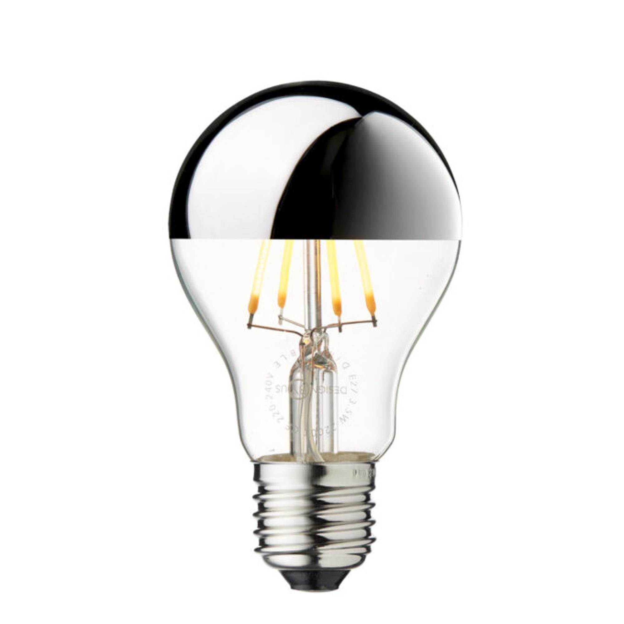Design By Us Arbitrary E27 Pære Ø6 Sølv