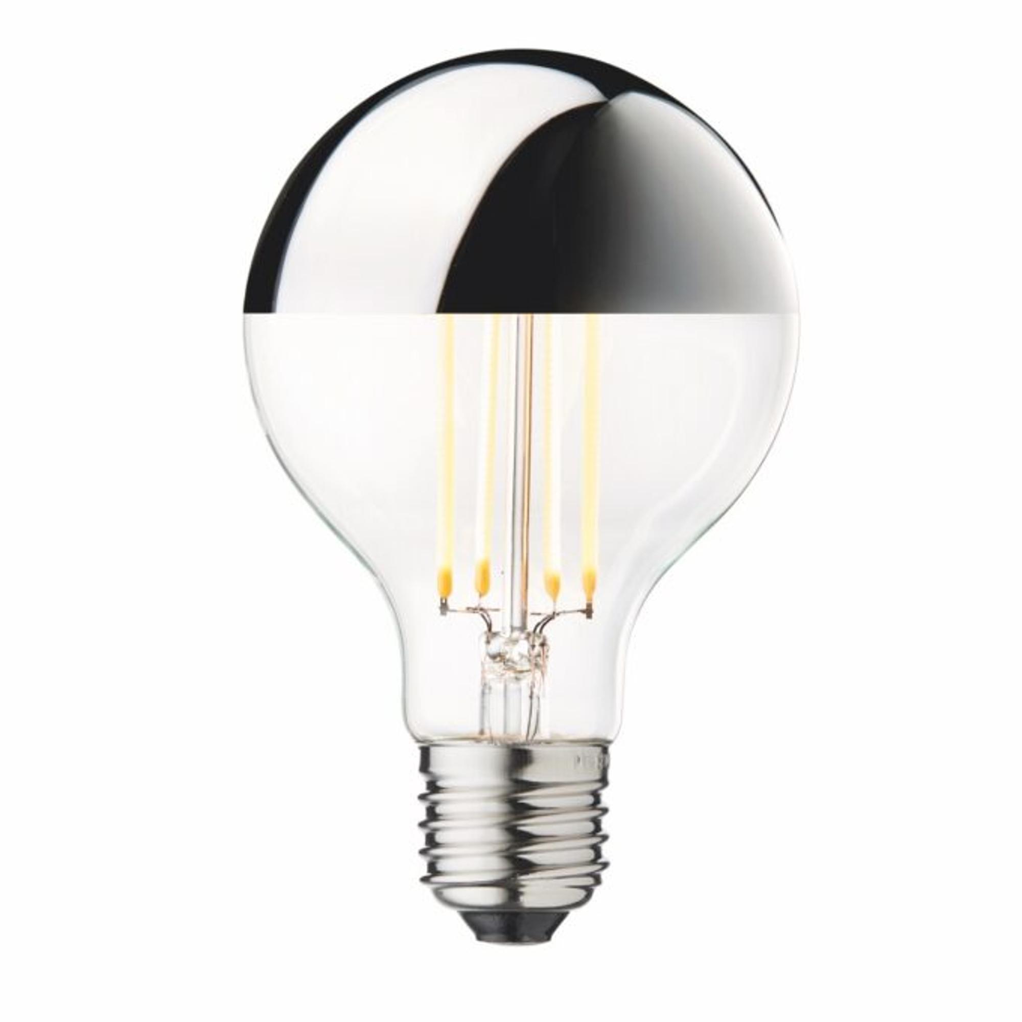 Design By Us Globe E27 Pære Ø8 Sølv