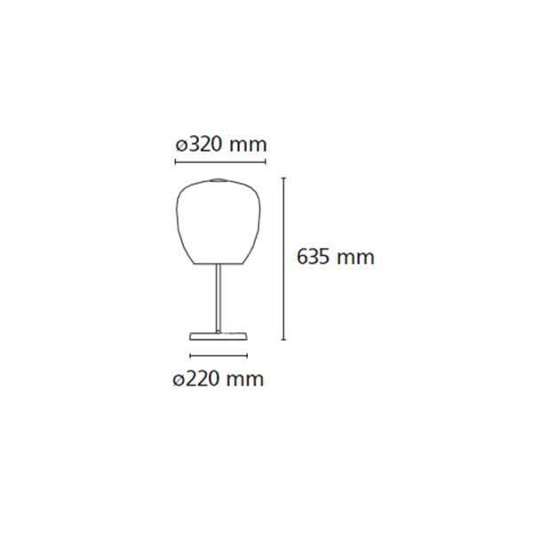 Lightyears Helium Bordslampa Skiss