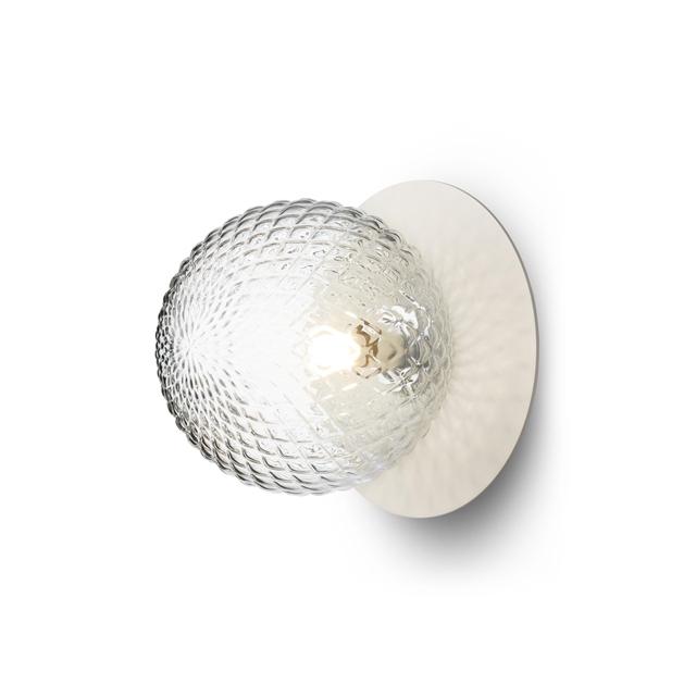 Nuura Liila 1 V&auml;gglampa i Begr&auml;nsad Upplaga Mellan Beige/ Optik Klar