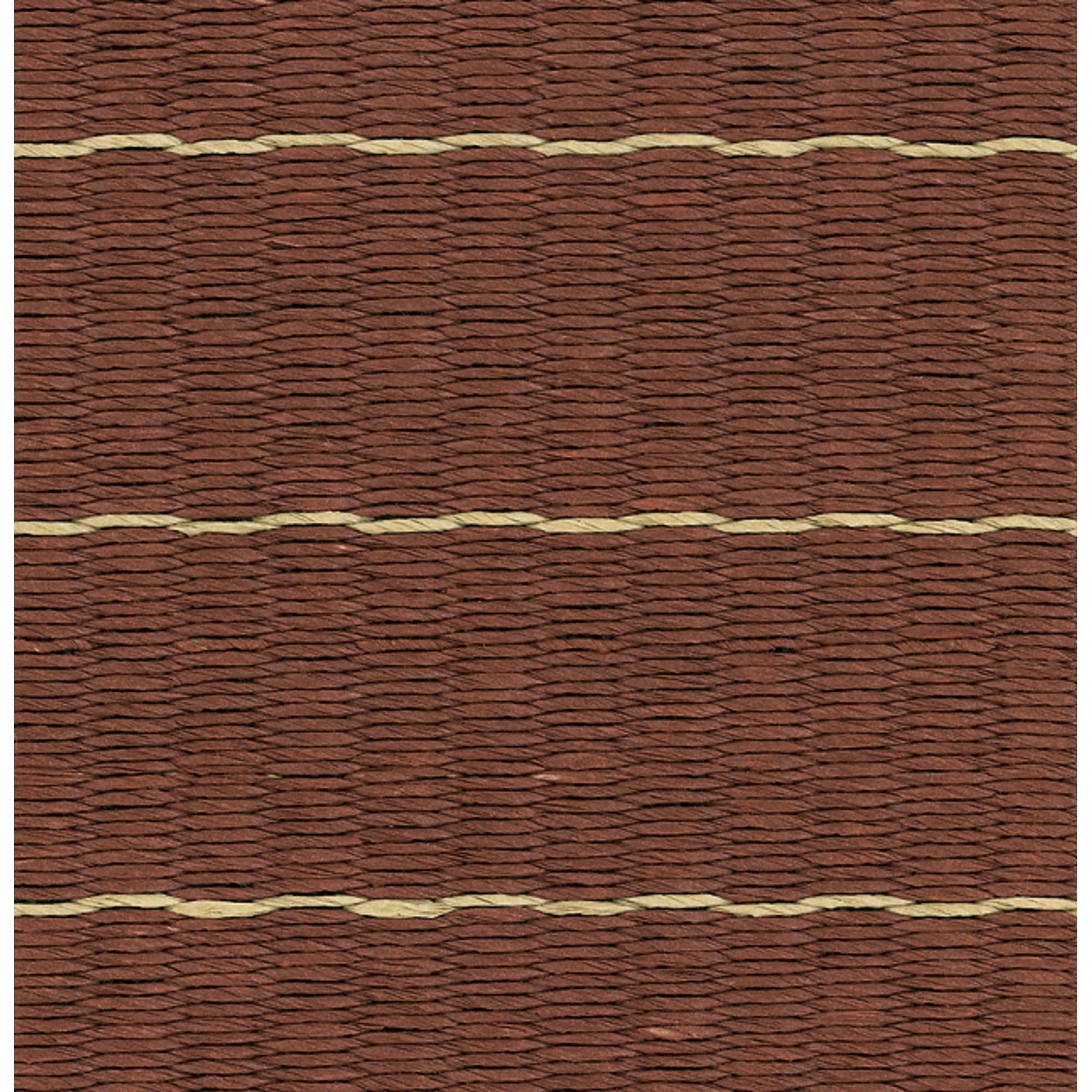 Tapis ligne Woodnotes 170x240 fil de papier/ Brun rouge/naturel