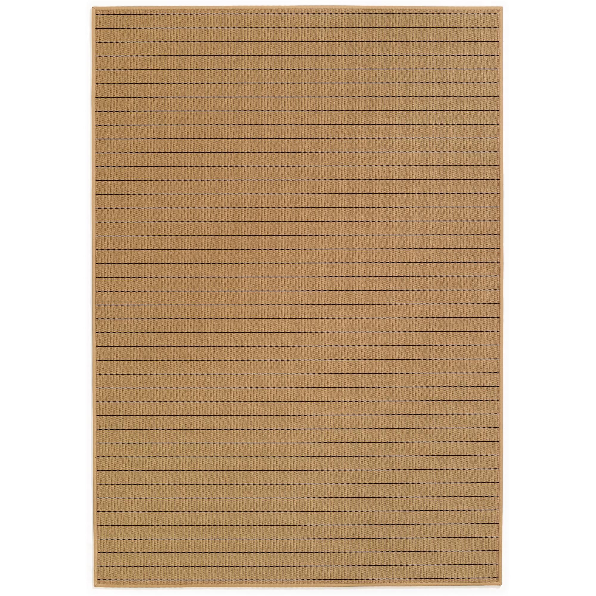 Tappeto Linea Woodnotes 140x200 Filo di Carta/ Nero