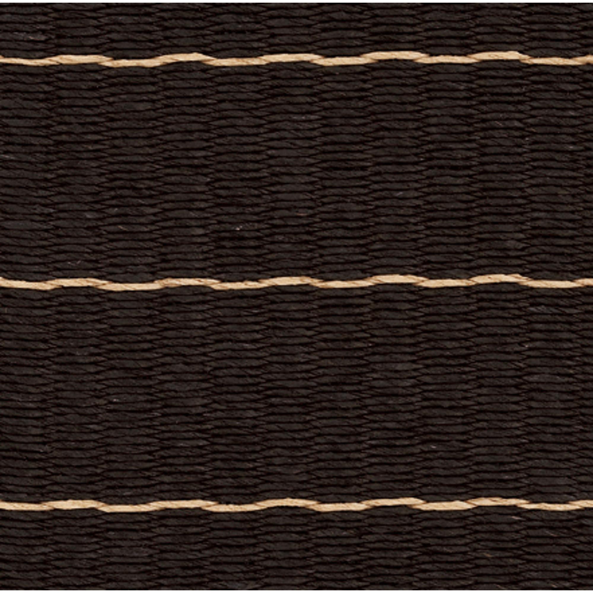 Tapis Ligne Woodnotes 170x240 Fil de Papier/ Noir Naturel