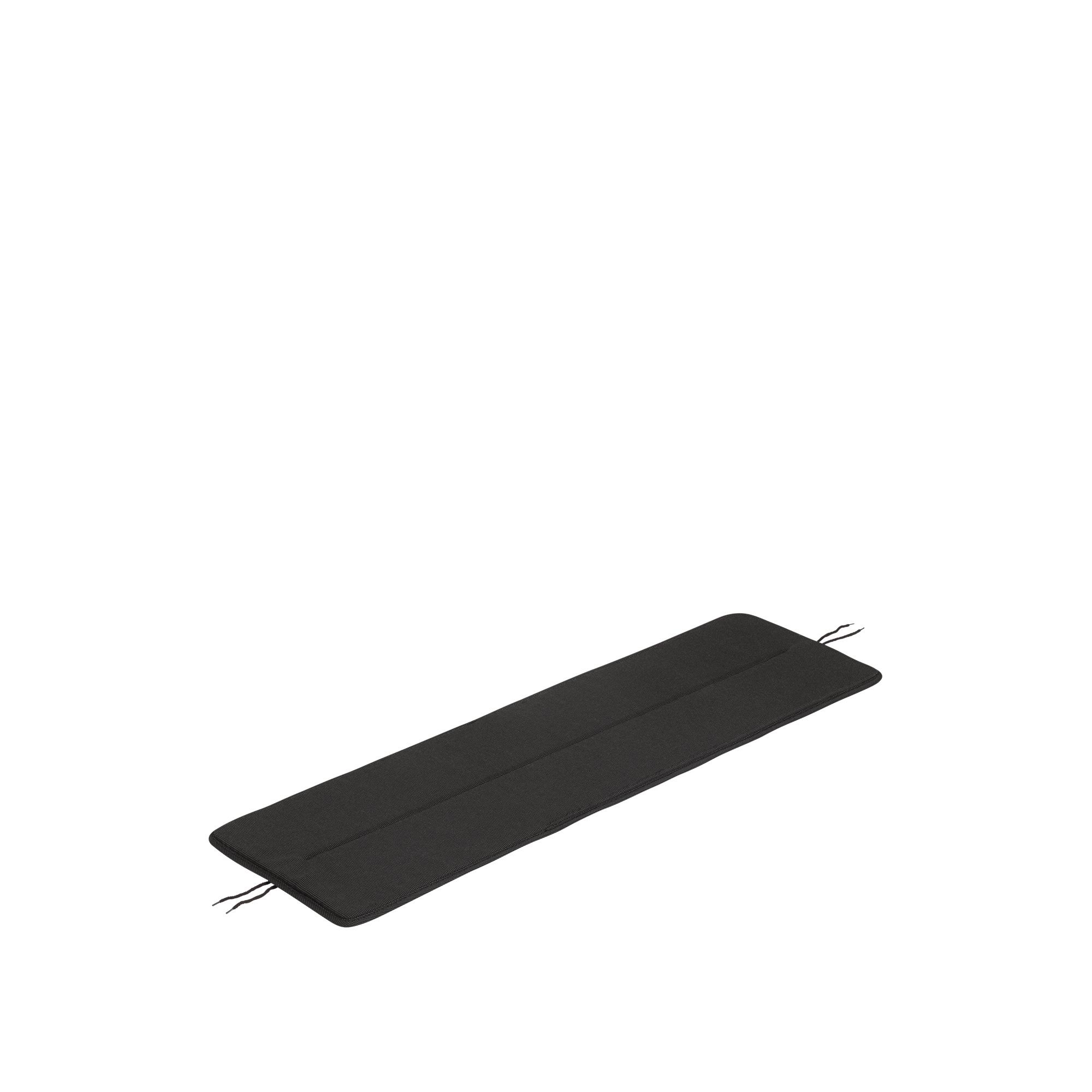 Muuto Linear Kissen für Steel Bank Schwarz 110 cm