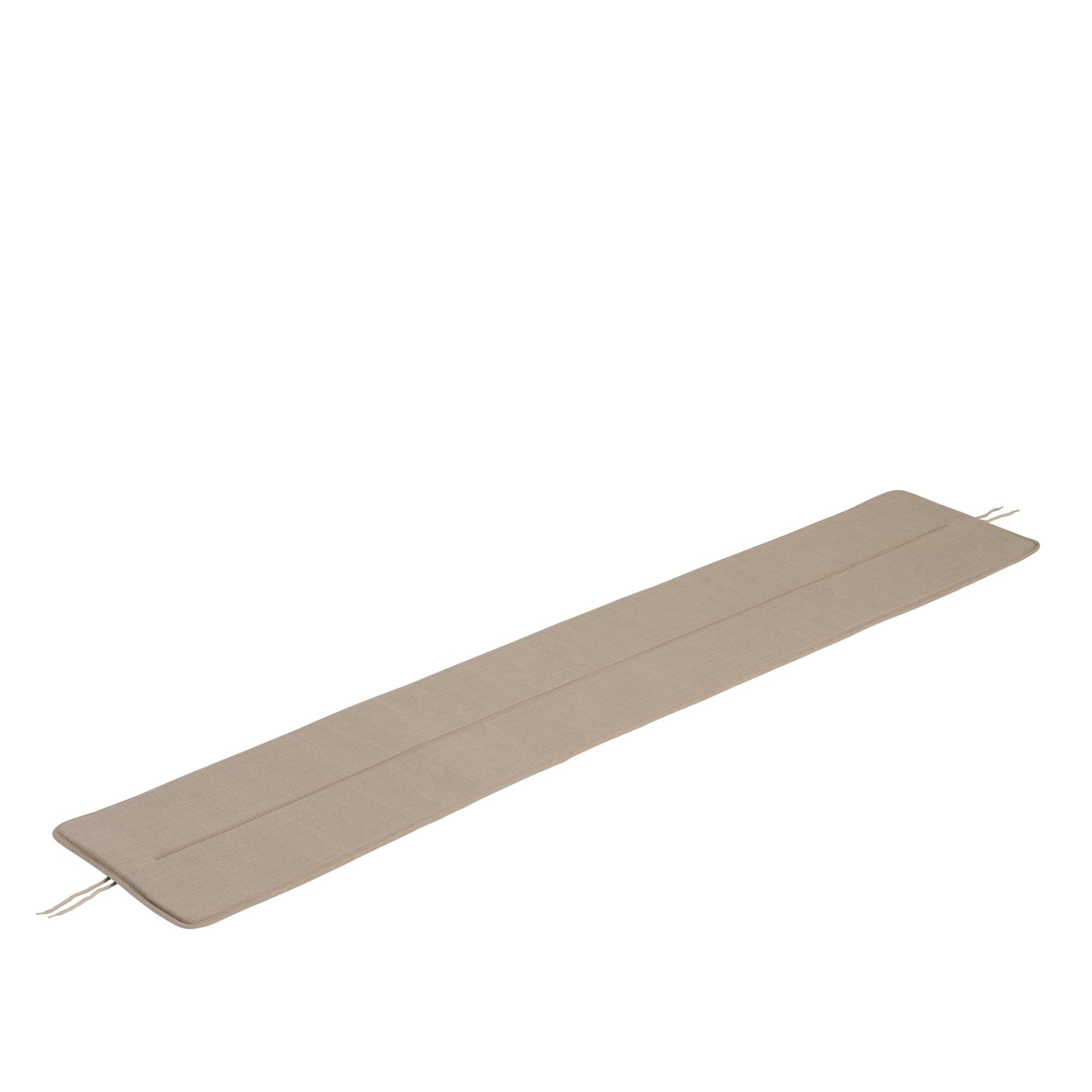 Muuto Linear Cushion For Steel Bench Warm Beige 170 cm