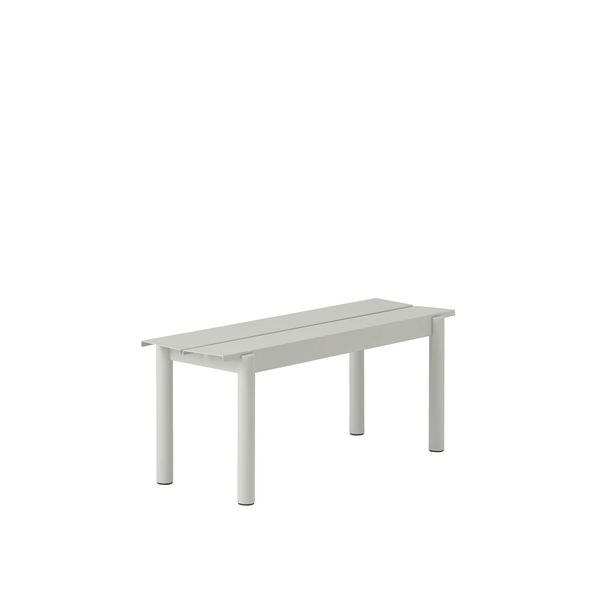 Muuto Linear Steel Penkki 110 x 34 cm harmaa