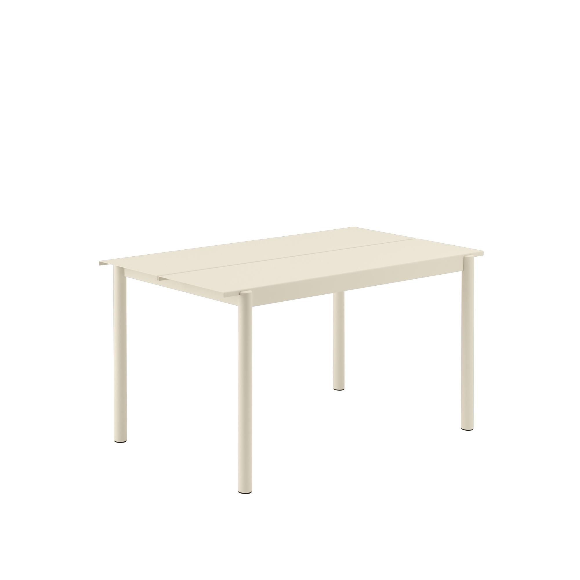 Muuto Linear Steel Tisch 140 x 75 cm Off-White