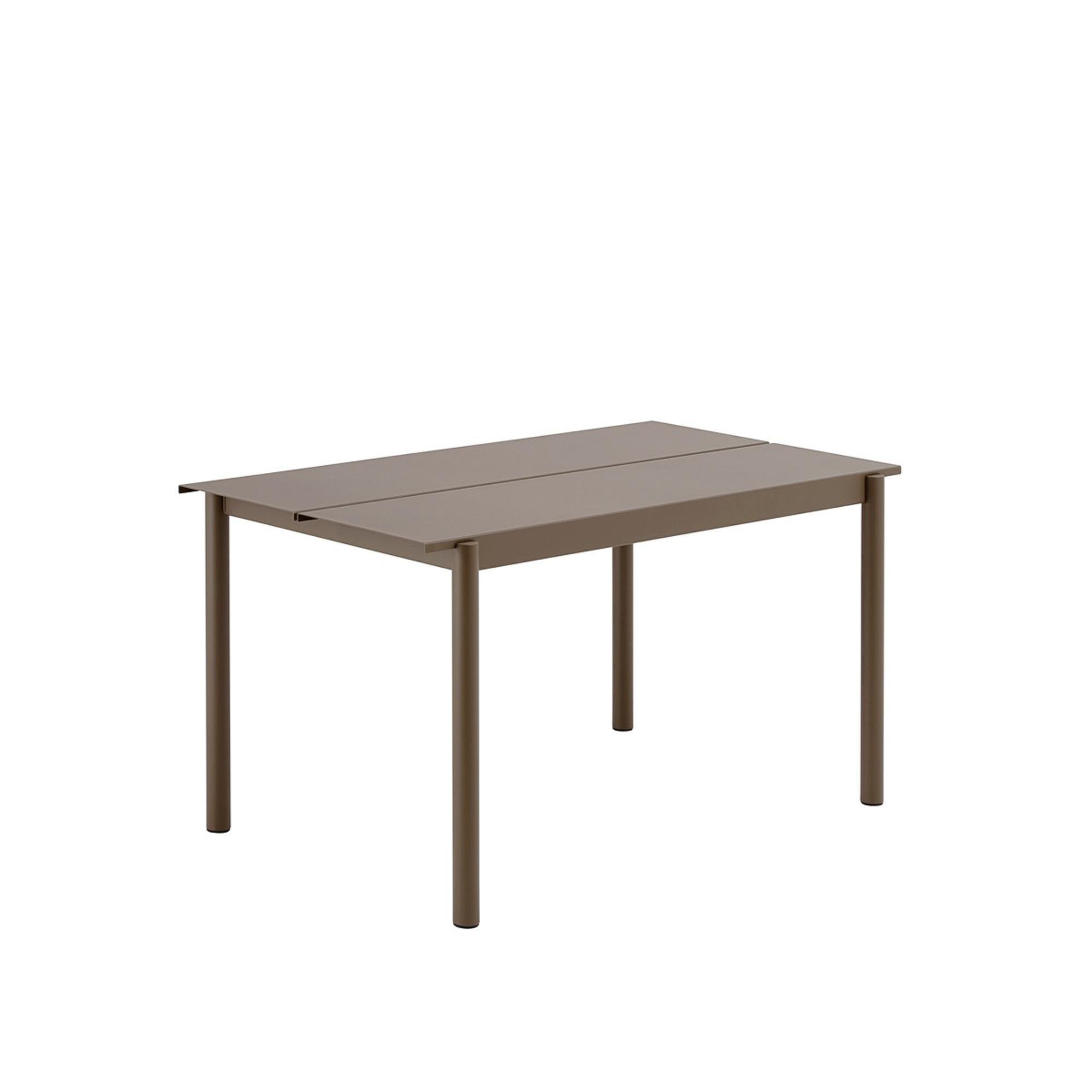 Muuto Linear Steel Table 140x75 cm Taupe