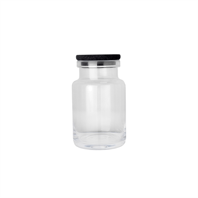 Louise Roe Vera Glass Container H24 Clear