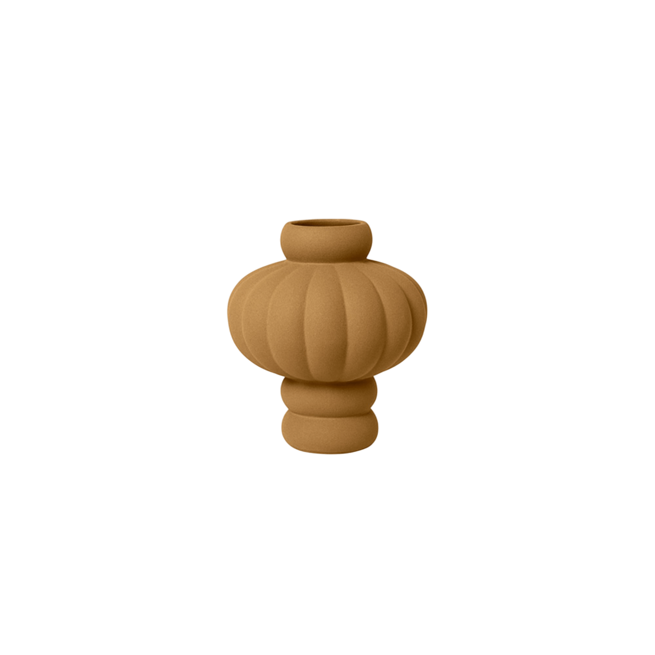 Louise Roe Balloon 02 Vase Sanded Ocher