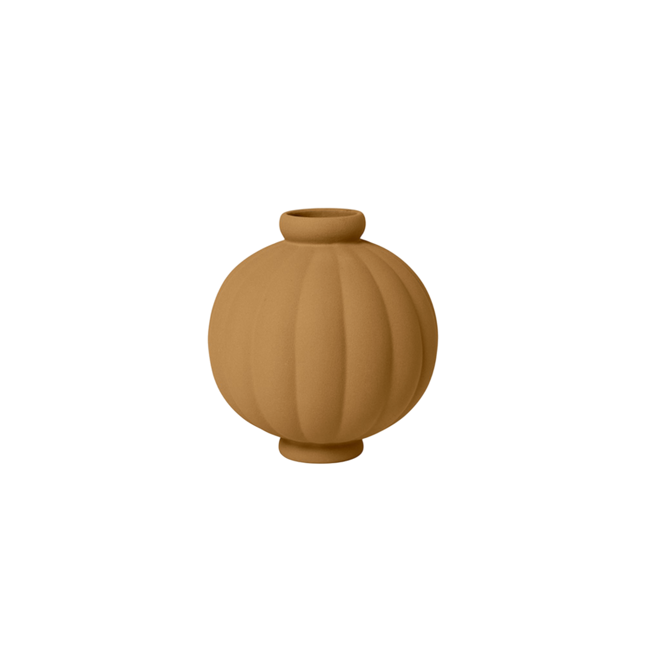 Louise Roe Balloon 01 Vase Sanded Ocher